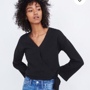 LAST CHANCE 💥 Madewell Texture & Thread Wrap Top